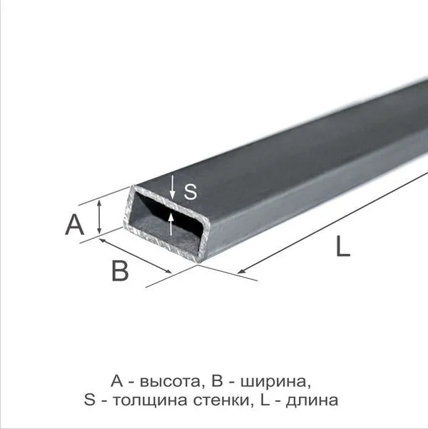 Труба профильная 120х80х5 Ст3пс ГОСТ 13663-86 - 5