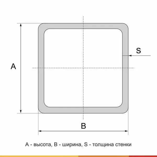 Труба профильная 80х40х3 20 ГОСТ 30245-2003 - 4